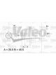 Valeo Alternator 14V w/ Belt Pulley 62mm 1 Ribs Right 60 No Connector