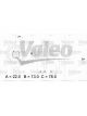 Valeo Alternator 14V w/ Belt Pulley 62mm 4 Ribs w/ Regulator Right 20