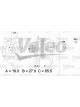 Valeo Alternator 14V w/ Belt Pulley 62mm 5 Ribs w/ Regulator Right 20