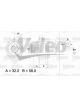 Valeo Alternator 14V w/ Belt Pulley 62mm 5 Ribs w/ Regulator Right 25