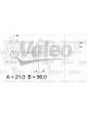 Valeo Alternator 14V w/ Belt Pulley 64mm 1 Ribs w/ Regulator Left 15