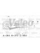 Valeo Alternator 14V w/ Belt Pulley 64mm 3 Ribs w/ Regulator Right 19