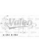 Valeo Alternator 14V w/ Belt Pulley 65mm 1 Ribs w/ Regulator Left 15