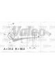 Valeo Alternator 14V w/ Belt Pulley 65mm 1 Ribs w/ Regulator Left 15