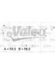 Valeo Alternator 14V w/ Belt Pulley 65mm 1 Ribs w/ Regulator Left 60
