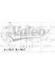 Valeo Alternator 14V w/ Belt Pulley 65mm 1 Ribs w/ Regulator Right 15