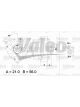Valeo Alternator 14V w/ Belt Pulley 66mm 1 Ribs w/ Regulator Left 60