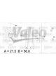 Valeo Alternator 14V w/ Belt Pulley 66mm 1 Ribs w/ Regulator Right 60