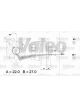 Valeo Alternator 14V w/ Belt Pulley 67mm 1 Ribs Left 40 No Connector