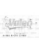 Valeo Alternator 14V w/ Belt Pulley 67mm 1 Ribs w/ Regulator Left 20
