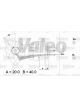 Valeo Alternator 14V w/ Belt Pulley 67mm 1 Ribs w/ Regulator Left 45