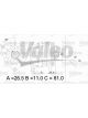 Valeo Alternator 14V w/ Belt Pulley 67mm 1 Ribs w/ Regulator Left 60