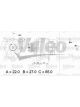 Valeo Alternator 14V w/ Belt Pulley 68mm 5 Ribs w/ Regulator Right 60
