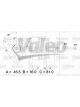 Valeo Alternator 14V w/ Belt Pulley 70mm 1 Ribs w/ Regulator Left 60