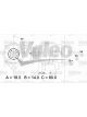 Valeo Alternator 14V w/ Belt Pulley 70mm 6 Ribs w/ Regulator Right 60
