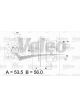 Valeo Alternator 14V w/ Belt Pulley 73mm 1 Ribs w/ Regulator Right 15