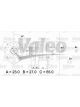 Valeo Alternator 14V w/ Belt Pulley 77mm 5 Ribs w/ Regulator Right 60