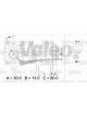 Valeo Alternator 14V w/ Belt Pulley 80mm 1 Ribs w/ Regulator Left 25