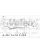 Valeo Alternator 14V w/ Belt Pulley 81mm 1 Ribs w/ Regulator Left 25