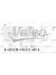 Valeo Alternator 14V w/ Belt Pulley 89mm 2 Ribs w/ Regulator Left 60