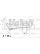 Valeo Alternator 14V w/ Regulator Left 60 No Connector