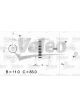 Valeo Alternator 14V w/ Regulator Right 60 w/ Revcounter Coupling
