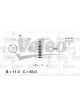 Valeo Alternator 14V w/ Regulator Right 60 w/ Revcounter Coupling