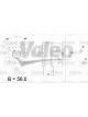 Valeo Alternator 28V w/ Regulator 60 w/ Revcounter Coupling