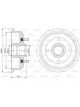 Valeo Brake Drum