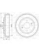 Valeo Brake Drum