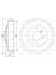 Valeo Brake Drum