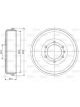 Valeo Brake Drum