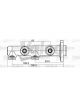 Valeo Brake Master Cylinder 19mm Bore
