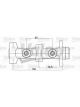 Valeo Brake Master Cylinder 22.2mm Bore