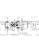 Valeo Brake Master Cylinder 22.2mm Bore