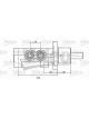 Valeo Brake Master Cylinder 23.8mm Bore