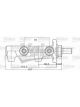 Valeo Brake Master Cylinder 25.4mm Bore
