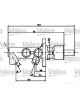 Valeo Brake Master Cylinder 25.4mm Bore