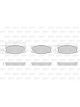 Valeo Brake Pad Set 133.3mm Width