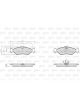 Valeo Brake Pad Set 141.4mm Width
