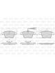 Valeo Brake Pad Set 156.2mm Width