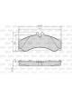 Valeo Brake Pad Set 164.8mm Width