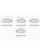 Valeo Brake Pad Set 169mm Width