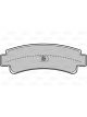 Valeo Brake Pad Set 98.8mm Width