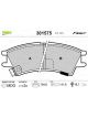 Valeo Brake Pad Set w/o Anti-Squeak Plate 104.8mm Width