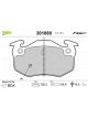 Valeo Brake Pad Set w/o Anti-Squeak Plate 105.2mm Width
