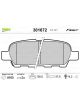 Valeo Brake Pad Set w/o Anti-Squeak Plate 105.6mm Width