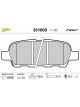Valeo Brake Pad Set w/o Anti-Squeak Plate 106mm Width