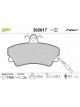 Valeo Brake Pad Set w/o Anti-Squeak Plate 110.3mm Width