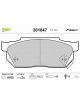 Valeo Brake Pad Set w/o Anti-Squeak Plate 116.3mm Width